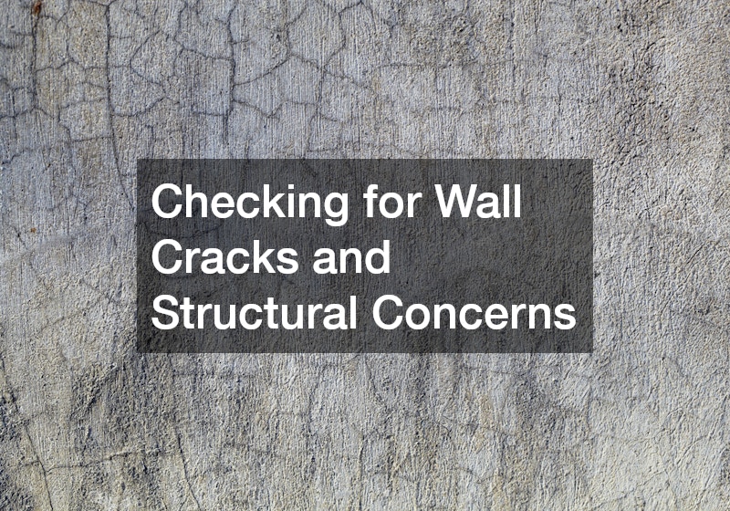 Checking for Wall Cracks and Structural Concerns
